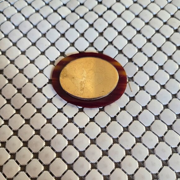 Vintage Whiting & Davis White Mesh Tote with Tortoise Handles - Picture 5 of 12